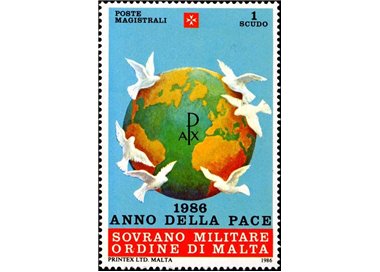 SMOM 1986 Anno internazionale della pace MNH**