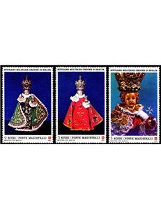 SMOM 1986 Natale 3v MNH**