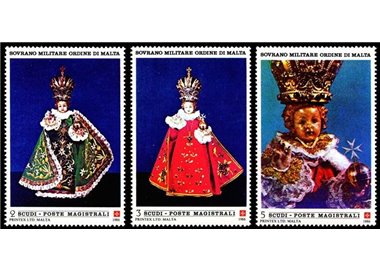 SMOM 1986 Natale 3v MNH**
