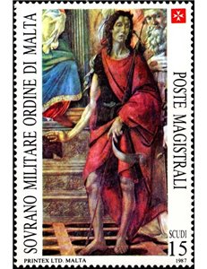 SMOM 1987 St. John the Baptist MNH**