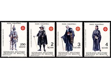 SMOM 1987 Ancient uniforms, 5th series 4v MNH**