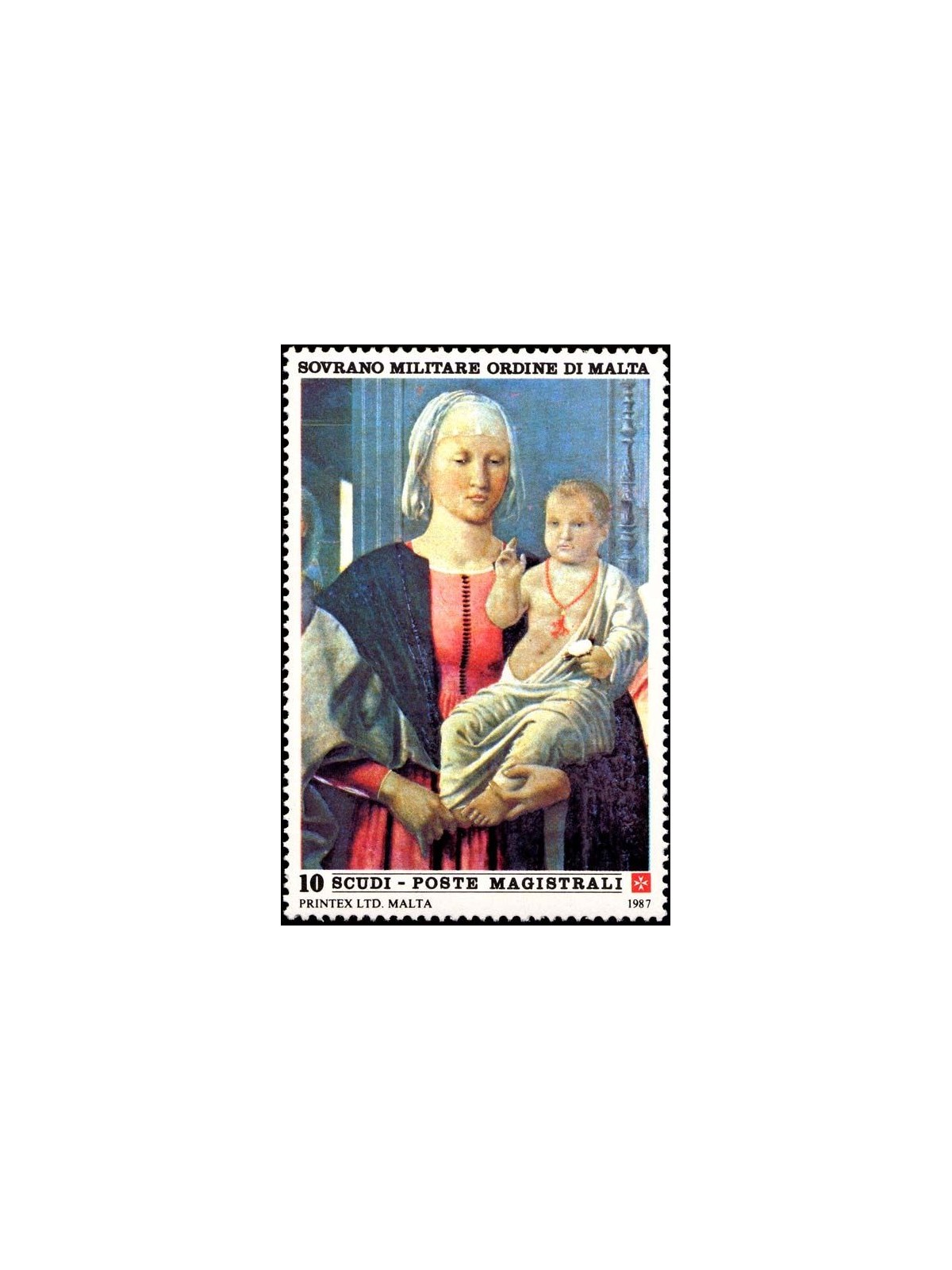 SMOM 1987 Natale MNH**