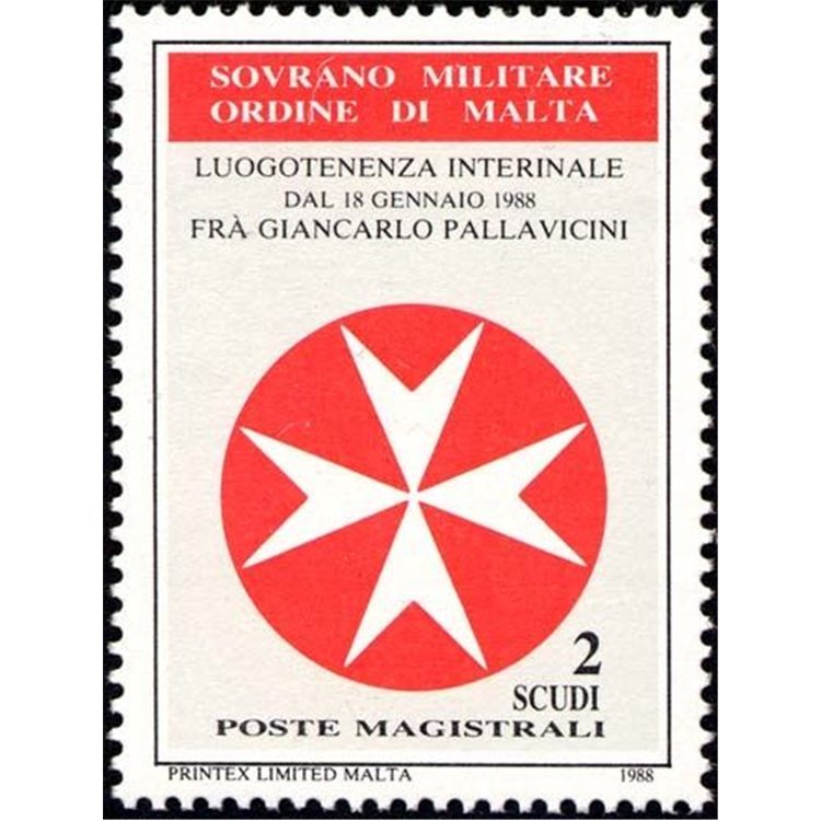 SMOM 1988 Luogotenenza, Giancarlo Pallavicini MNH**