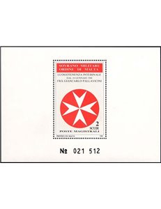 SMOM 1988 Luogotenenza, Giancarlo Pallavicini BF MNH**