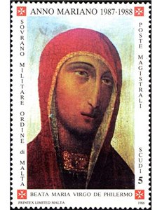 SMOM 1988 Marian Year MNH**