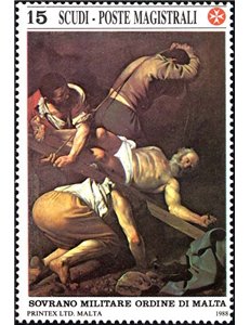 SMOM 1988 Masters of Painting, 3rd series MNH**