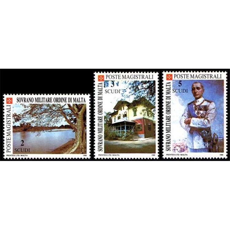 SMOM 1988 Luigi di Savoia 3v MNH**