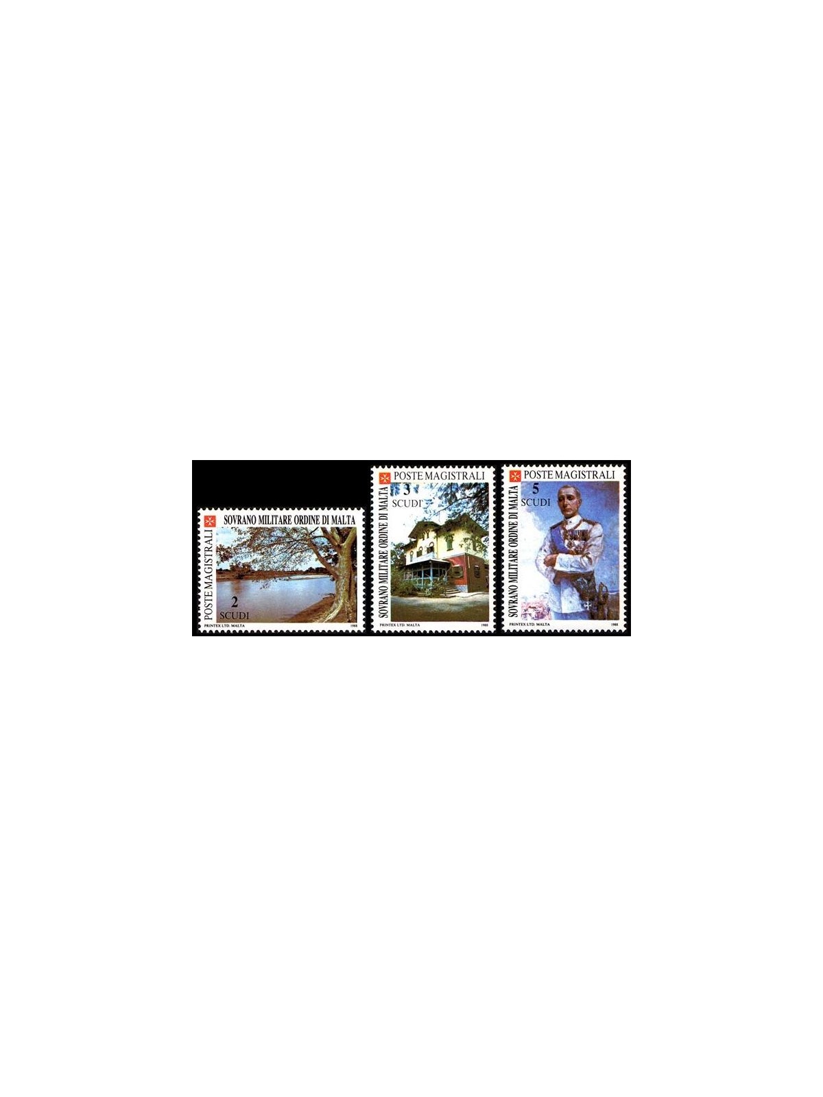 SMOM 1988 Luigi di Savoia 3v MNH**