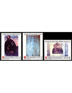 SMOM 1988 Vestigia Storico Artistiche, 2ª serie 3v MNH**