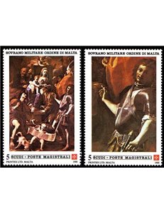 SMOM 1988 Christmas 2v MNH**