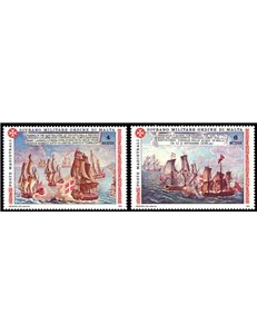 SMOM 1989 Ancient Naval Battles (2nd series) 2v MNH**