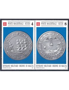 SMOM 1989 Bolla plumbea magistrale 2v MNH**