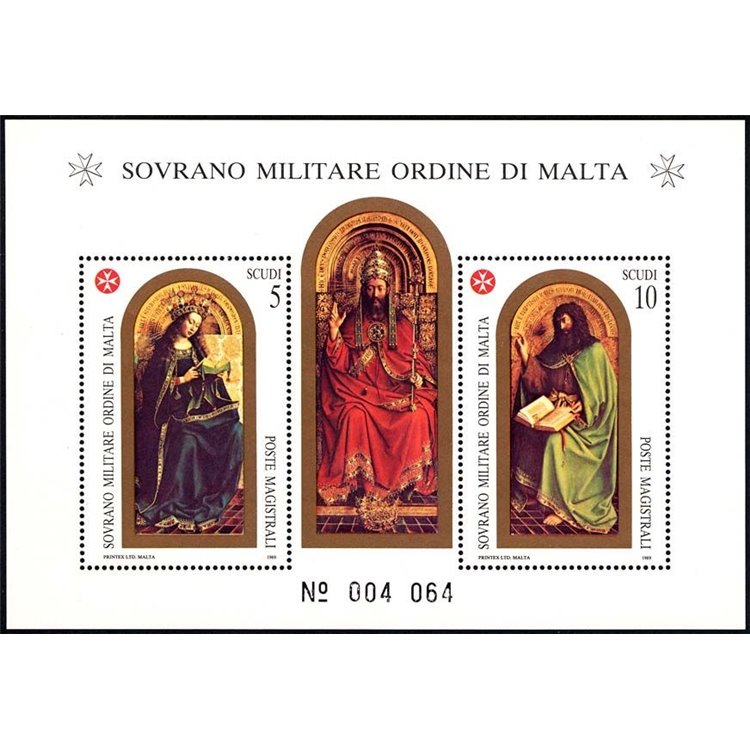 SMOM 1989 San Giovanni Battista BF MNH**