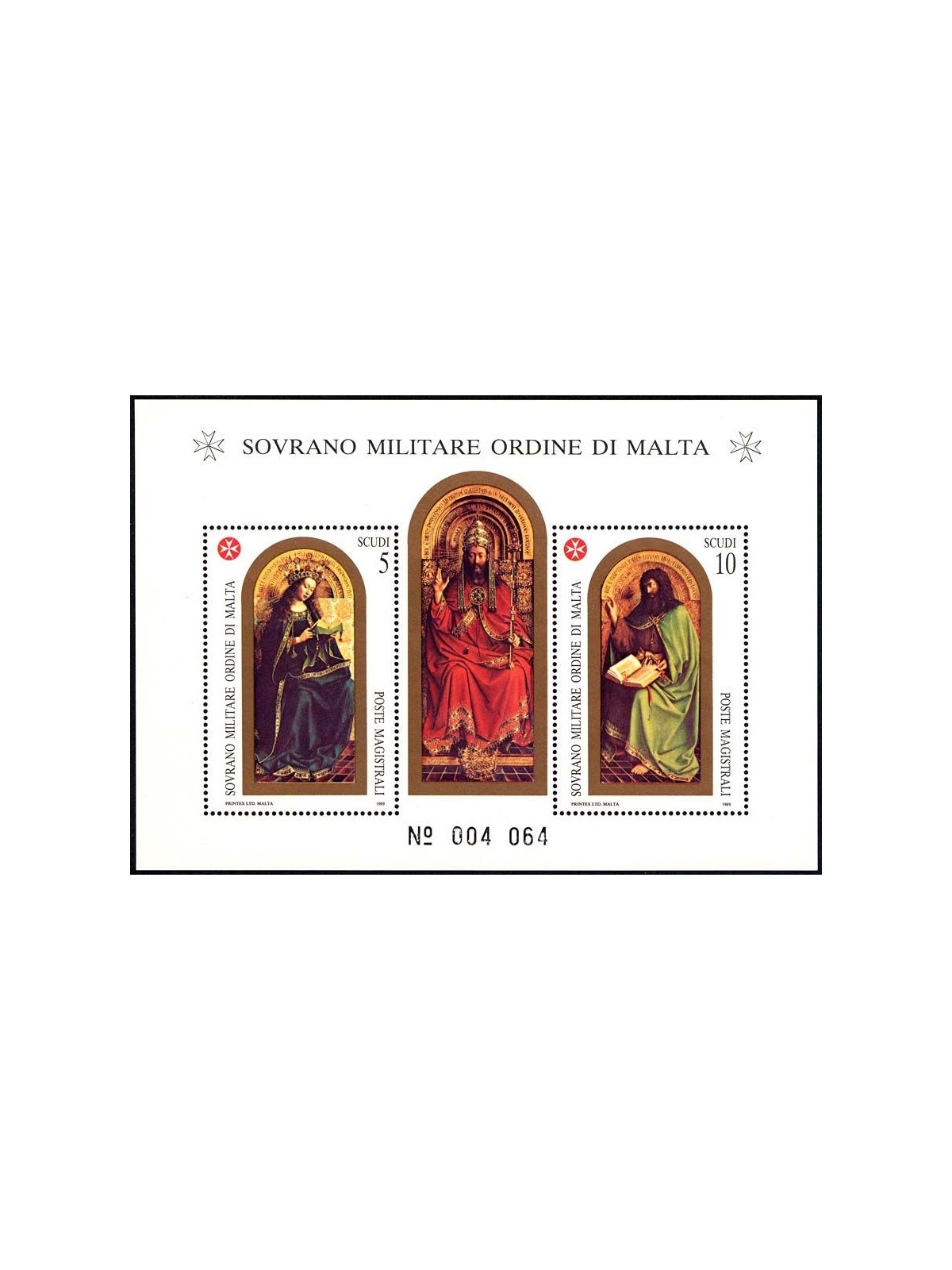 SMOM 1989 St. John the Baptist s/s MNH**