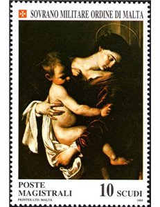 SMOM 1989 Maestri della Pittura, 4ª serie MNH**
