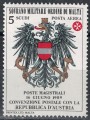SMOM 1989 Postal Agreement with Austria MNH**