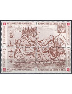 SMOM 1990 Ancient fortresses, 1st series 4v MNH**