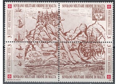 SMOM 1990 Antiche fortezze, 1ª serie 4v MNH**