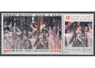 SMOM 1990 Vestigia Storico Artistiche, 3ª serie 2v MNH**