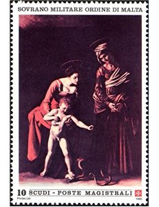 SMOM 1990 Maestri della Pittura, 5ª serie MNH**