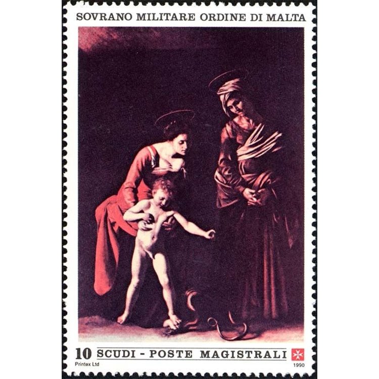SMOM 1990 Masters of Painting, 5th series MNH**
