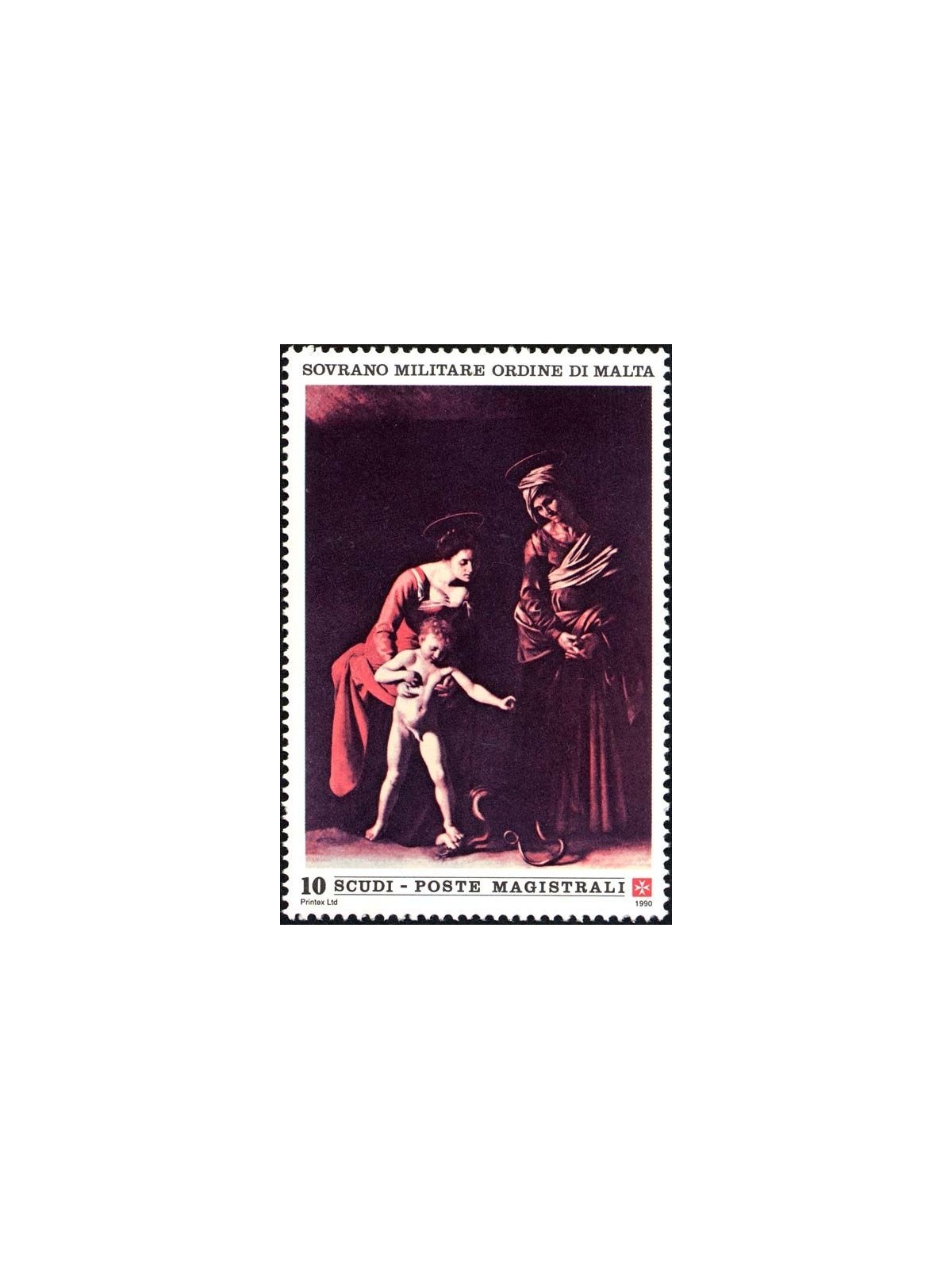 SMOM 1990 Maestri della Pittura, 5ª serie MNH**