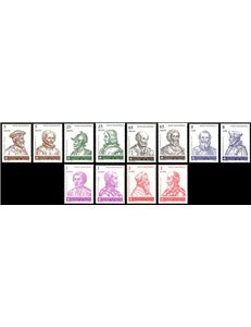SMOM 1990 Grandi Maestri 8ª serie 12v MNH**