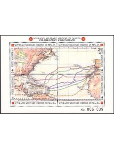 SMOM 1992 Colombian Celebrations s/s MNH**