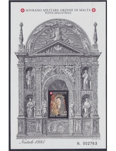 SMOM 1995 Natale BF MNH**