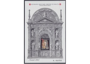 SMOM 1995 Natale BF MNH**