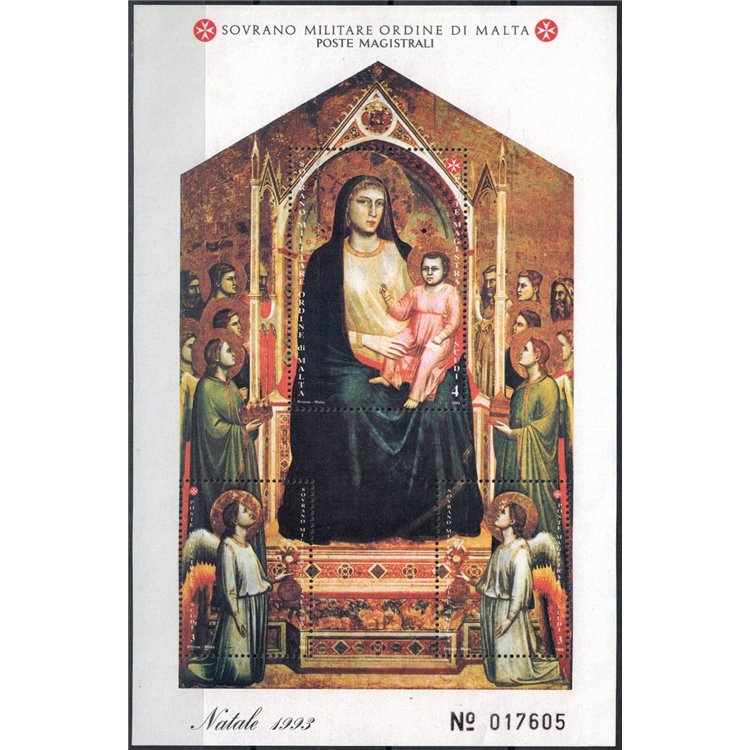SMOM 1993 Natale BF MNH**