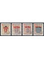 SMOM 1994 Stemmi dei Gran Priori, 1ª serie 4v MNH**
