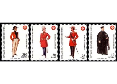 SMOM 1994 Ancient uniforms, 8th series 4v MNH**