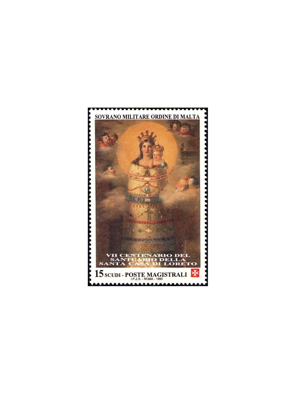 SMOM 1995 Sanctuary of the Holy House of Loreto MNH**