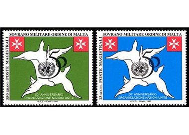 SMOM 1995 UN Anniversary 2v MNH**