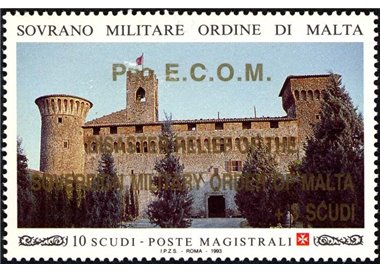 SMOM 1996 Residenze soprastampato PRO ECOM MNH**