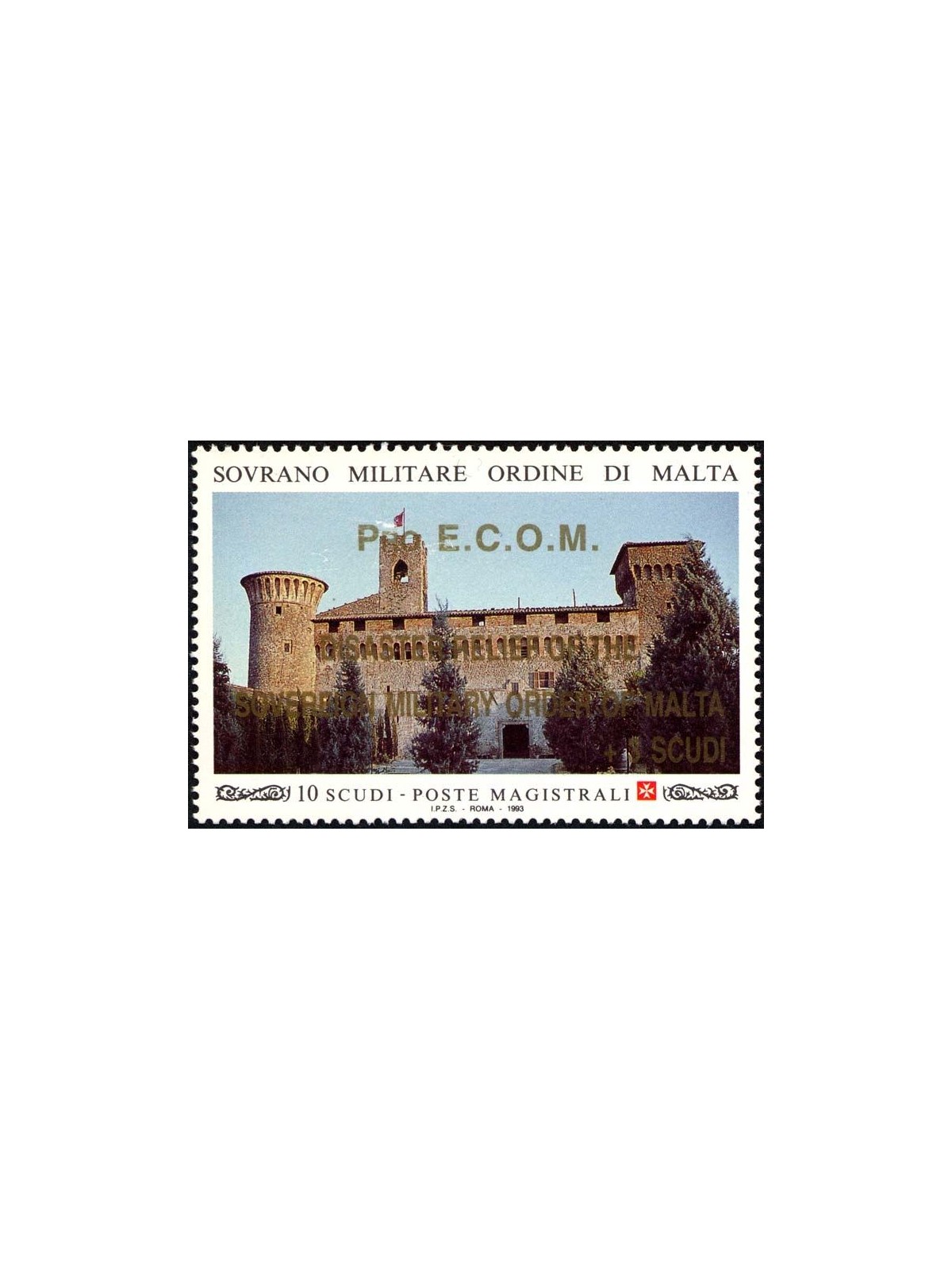 SMOM 1996 Residenze soprastampato PRO ECOM MNH**