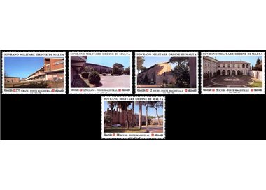 SMOM 1996 Hospital and Castle 5v MNH**