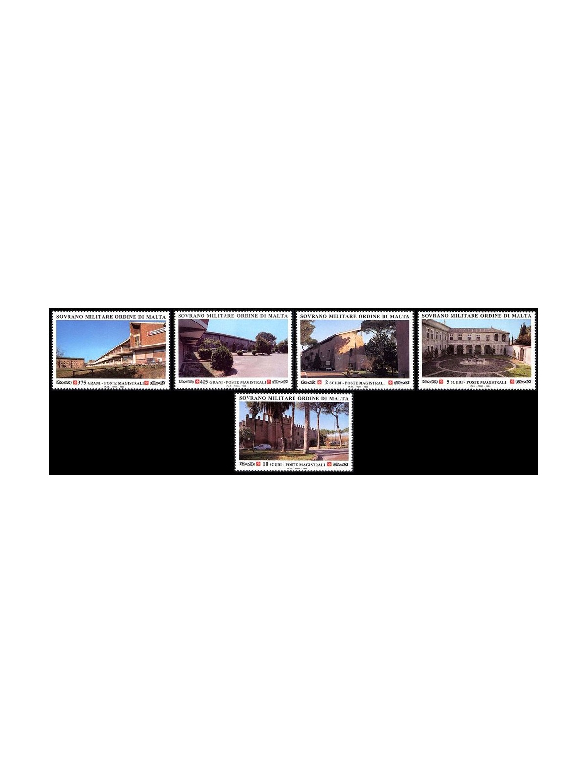 SMOM 1996 Ospedale e Castello 5v MNH**