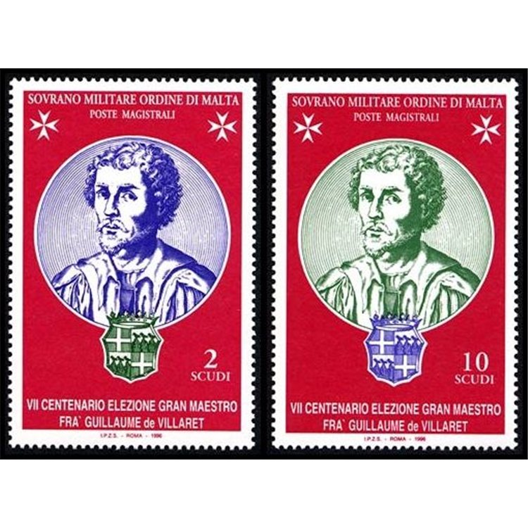 SMOM 1996 Grand Master Brother Guillaume 2v MNH**