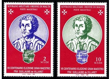 SMOM 1996 Gran Maestro frà Guillaume 2v MNH**