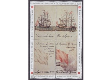SMOM 1997 Storia della marina, 2ª serie 4v MNH**