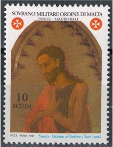 SMOM 1997 St. John the Baptist MNH**