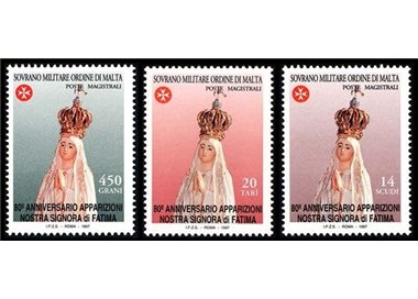 SMOM 1997 Fatima 3v MNH**