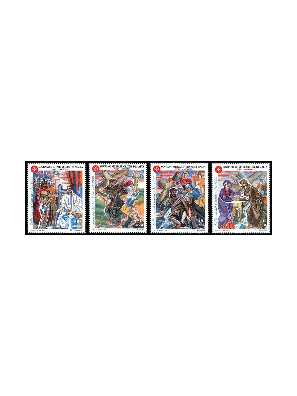 SMOM 1997 Jubilee of 2000, 1st series 4v MNH**
