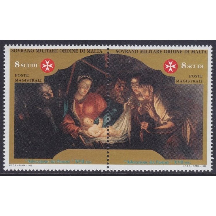 SMOM 1997 Christmas 2v MNH**