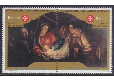 SMOM 1997 Natale 2v MNH**