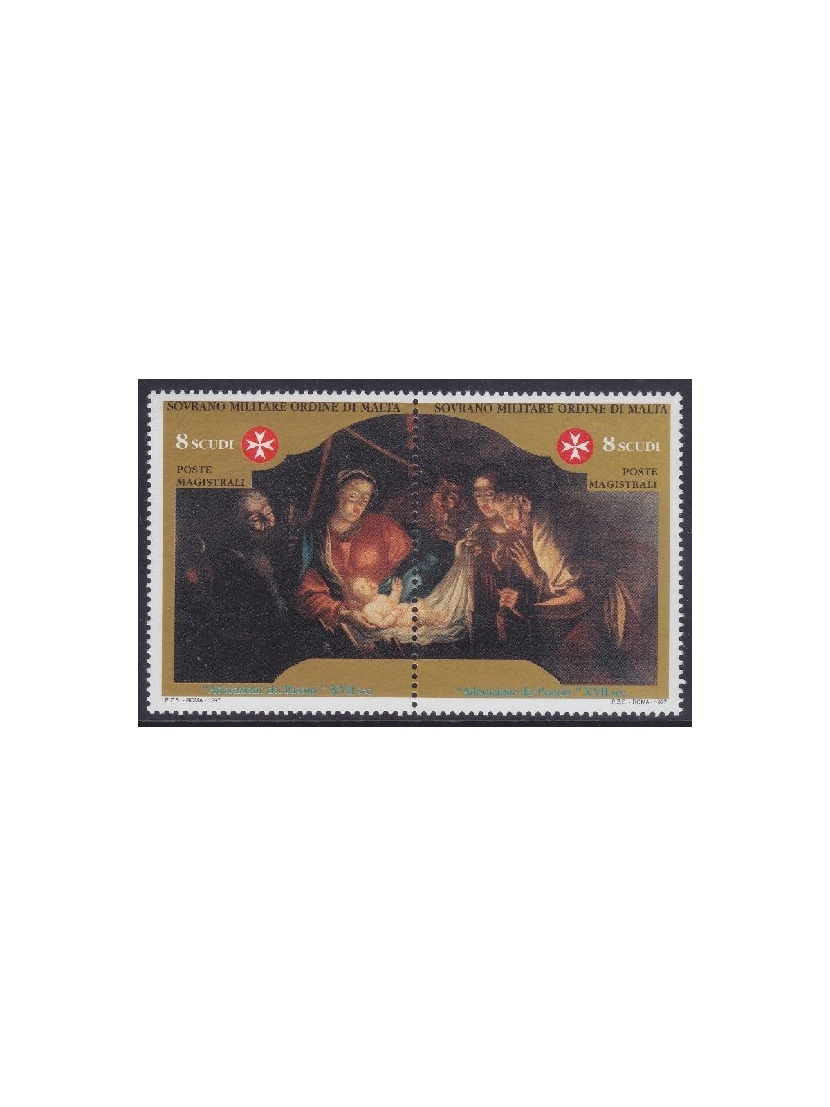 SMOM 1997 Natale 2v MNH**