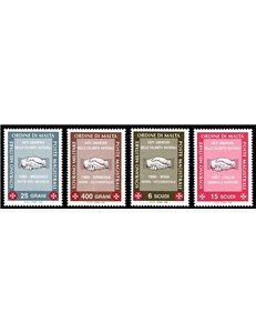 SMOM 1998 Humanitarian Aid 4v MNH**