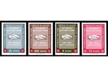SMOM 1998 Aiuti umanitari 4v MNH**